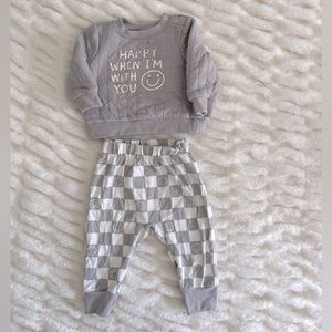 CAT & JACK graphic sweatshirt with pants